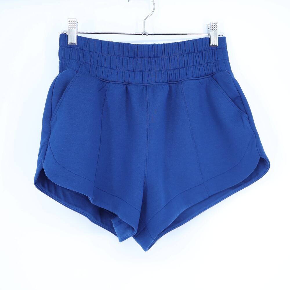 YPB Abercrombie Neonknit Shorts Blue Pull On Lightweight Active Women's S